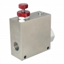 HBS 350 bar three-way regulating valve - G3/4" Galvanized steel