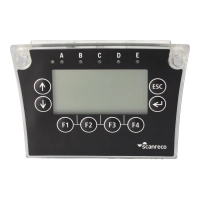 Wyświetlacz sterowania radiowego Scanreco 5 LEDs - LCD + 8 przełączników membranowych PN: 48561
