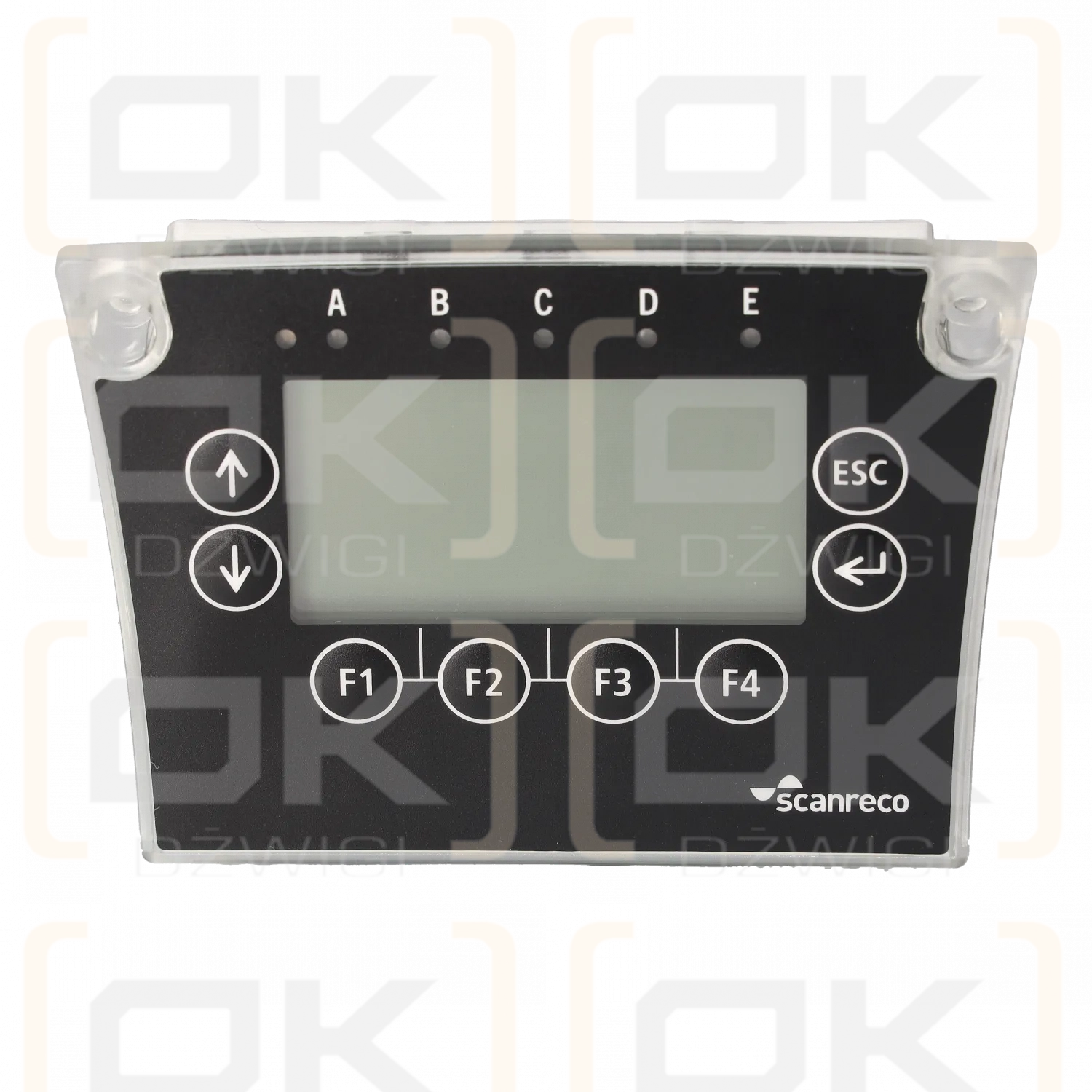 Scanreco 5-LED-Funkfernbedienungsdisplay - LCD + 8 Membrantasten PN: 48561