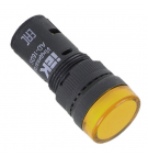 Lampka kontrolna żółta LED 24V; 16mm
