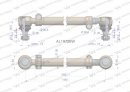 Drążek kierowniczy 440mm AL19726 WARYŃSKI