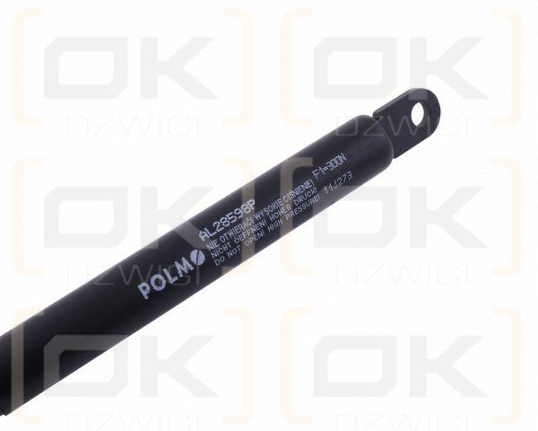 Siłownik szyby tylnej szyberdachu L max. 243,5mm AL28598P JOHN DEERE POLMO