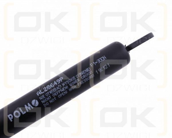 Siłownik szyberdachu L max. 230mm AL28649P JOHN DEERE POLMO
