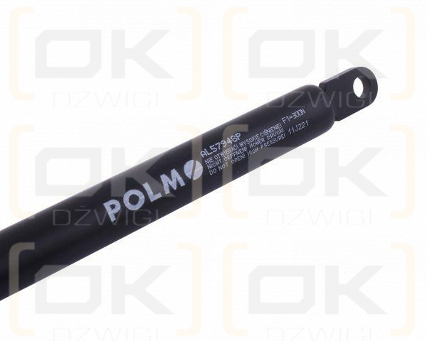 Siłownik maski silnika L max. 485mm AL57948P JOHN DEERE POLMO