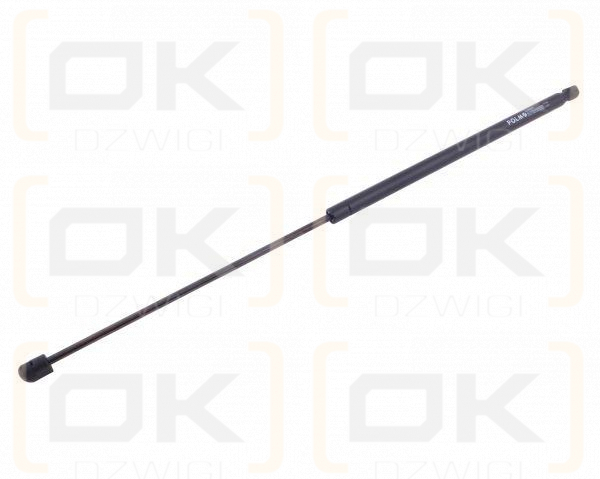 Siłownik szyby tylnej L max. 740mm AL66991P JOHN DEERE POLMO