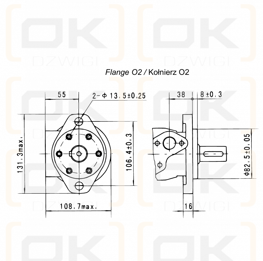 ALSG2-L-160-O2-SHD-01 Orbitaltriebwerk 160 cm³/Umdrehung