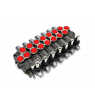 Rozdzielacz sterowany ręcznie 7 sekcyjny 60l/min.