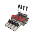 Akon hydraulic distributor (50 l / m) 4 sec. stere. manual electric 12 VDC; open zippers