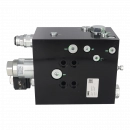 3/4 HBS overload valve with 26VDC solenoid valve