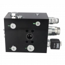 3/4 HBS overload valve with 26VDC solenoid valve
