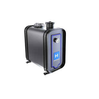 Стальной гидравлический бак объемом 63 л, размеры: 294x504x500.
