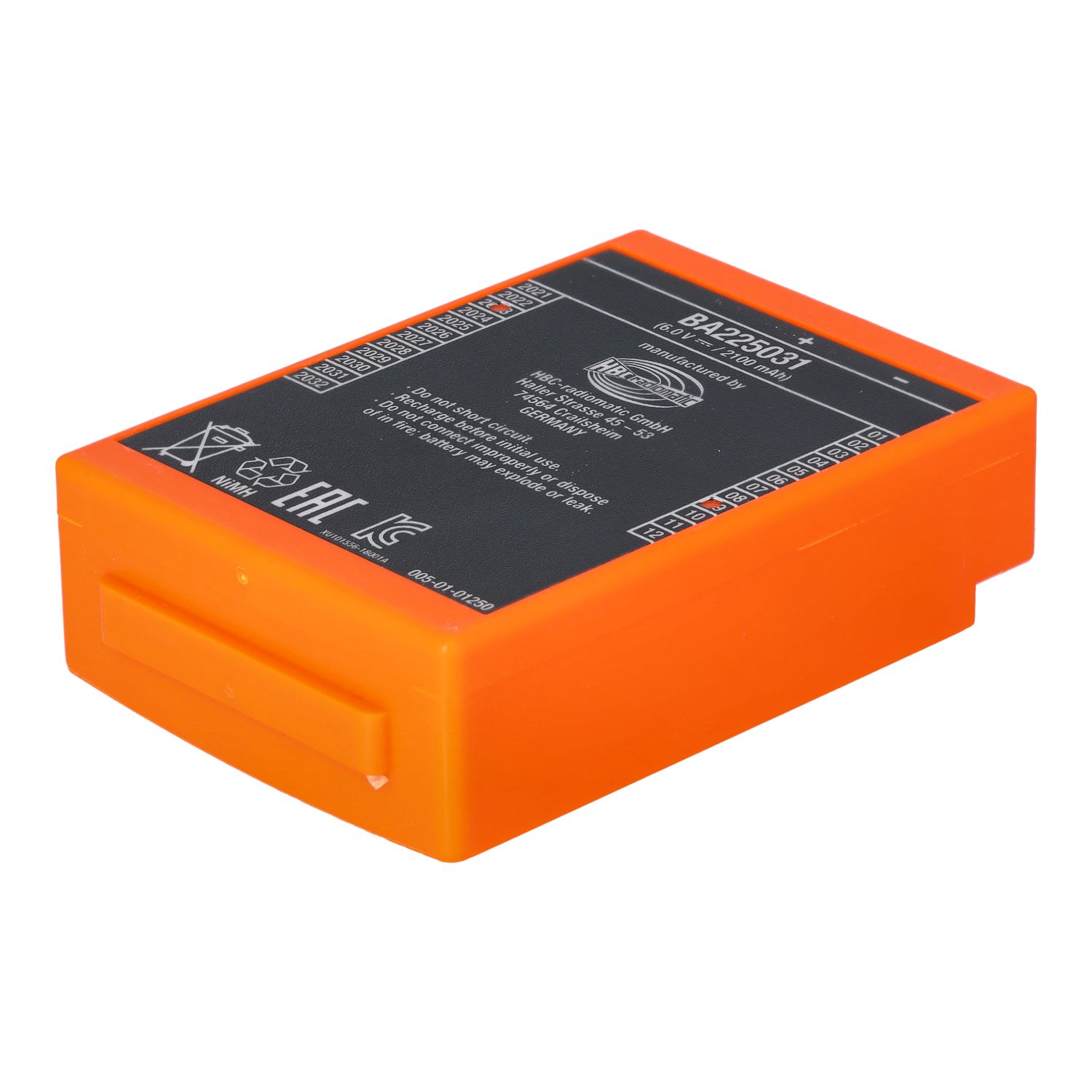 zoyfayl Paquete de 5 baterías para HBC Radioatic Battery BA225030 6V