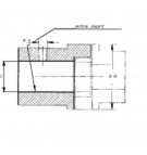 Вал полумуфты мотора 48x110 - ege 5
