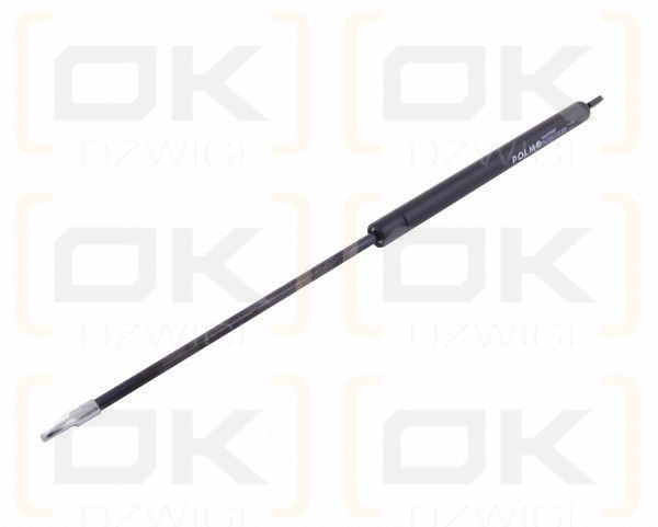 Siłownik szyby tylnej L max. 500mm CA287598P MASSEY FERGUSON MAUSER MERCEDES BENZ POLMO