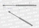 Siłownik szyby przedniej L max. 506mm CA592285P FENDT POLMO