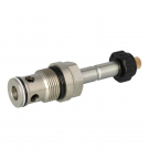 Atlantic fluidtech solenoid valve type NC, 23.5mm, G 3/4", 100l/min, 350bar, knob style