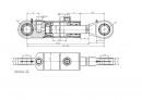 Cylinder hydrauliczny CJ2F-63/36-500Z (dwustronny) do Ładowacz TUR Kraj