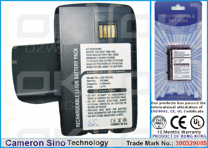 Bateria zamienna do HTC Tanager / PC26A 1150 mAh Li-ion 3.7 V (Cameron Sino)