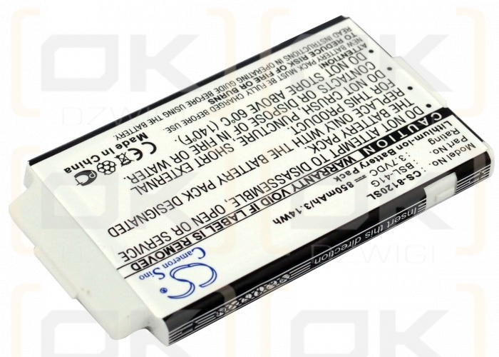 Bateria zamienna do LG U8330 / BSL-41G 850 mAh Li-ion 3.7 V (Cameron Sino)