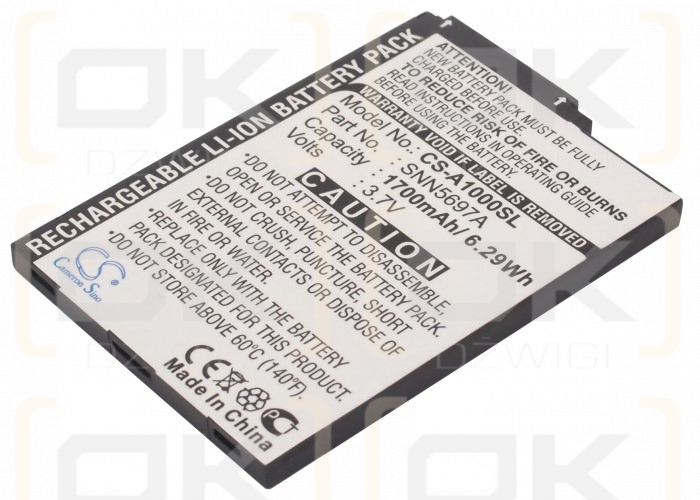Motorola M1000 / SNN5697A 1700 mAh Li-ion 3.7 V (Cameron Sino)