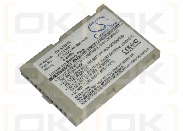 Bateria zamienna do Asus Mypal A730w / A730/MBT 1200 mAh Li-ion 3.7 V (Cameron Sino)