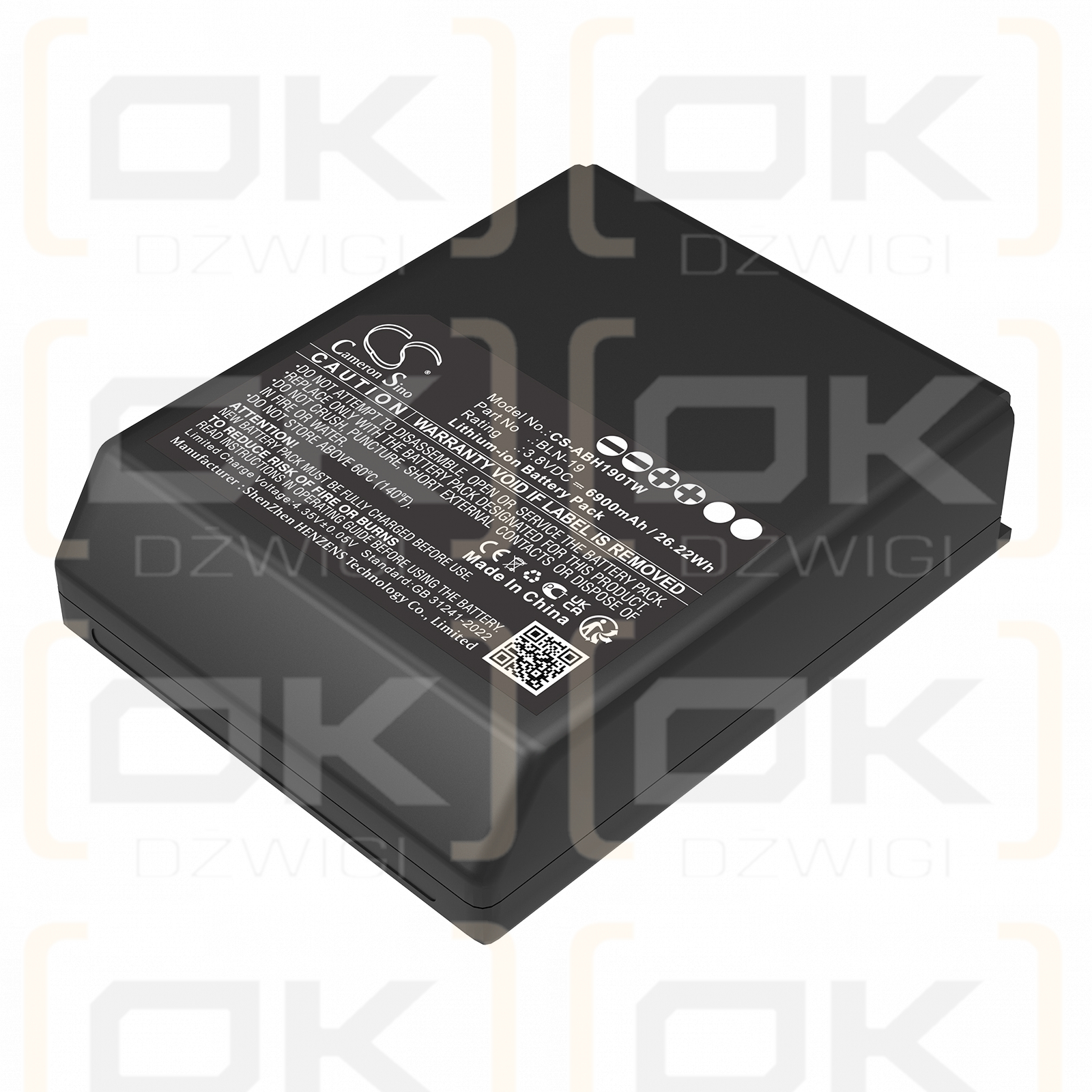 Airbus / BLN-19 6900mAh Li-ion 3.8V (Cameron Sino)