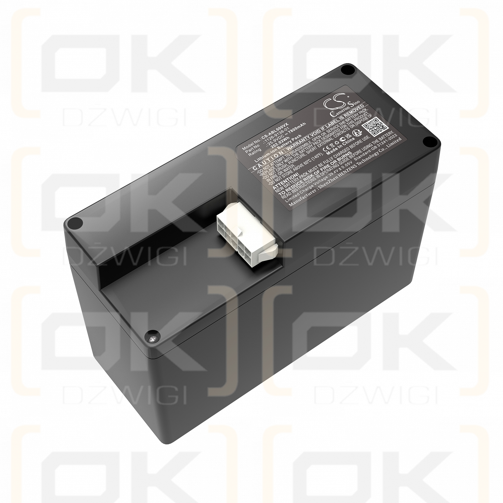 Ambrogio L85 / 101-806 7800mAh Li-ion 25.9V (Cameron Sino)