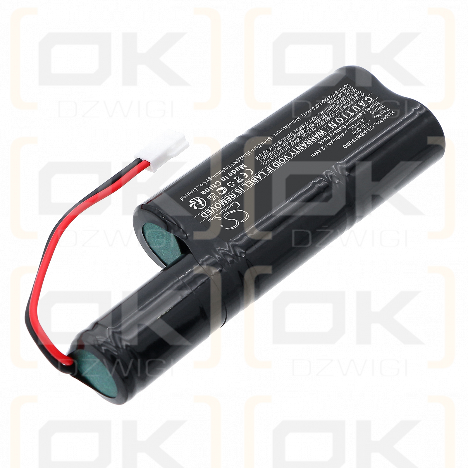 Alcon Laboratories Renaissance / 190-009 400 mAh Ni-CD 6 V (Cameron Sino)
