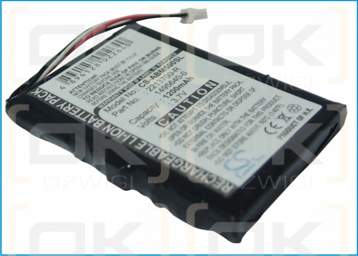 Replacement battery for Adaptec ABM 500 / 2213700-R 1200 mAh Li-ion 3.7 V (Cameron Sino)