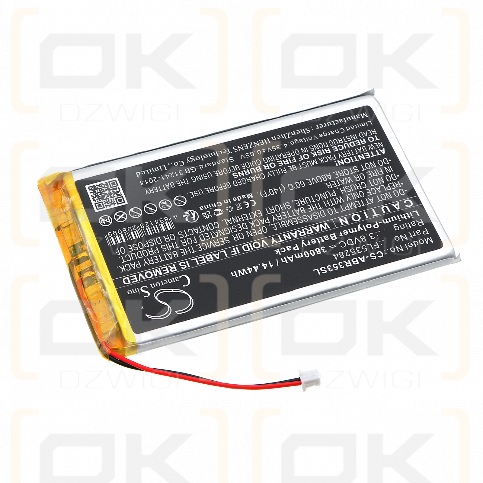 Anbernic RG353P Retro / FL535284 3800mAh Li-Polymer 3.8V (Cameron Sino)