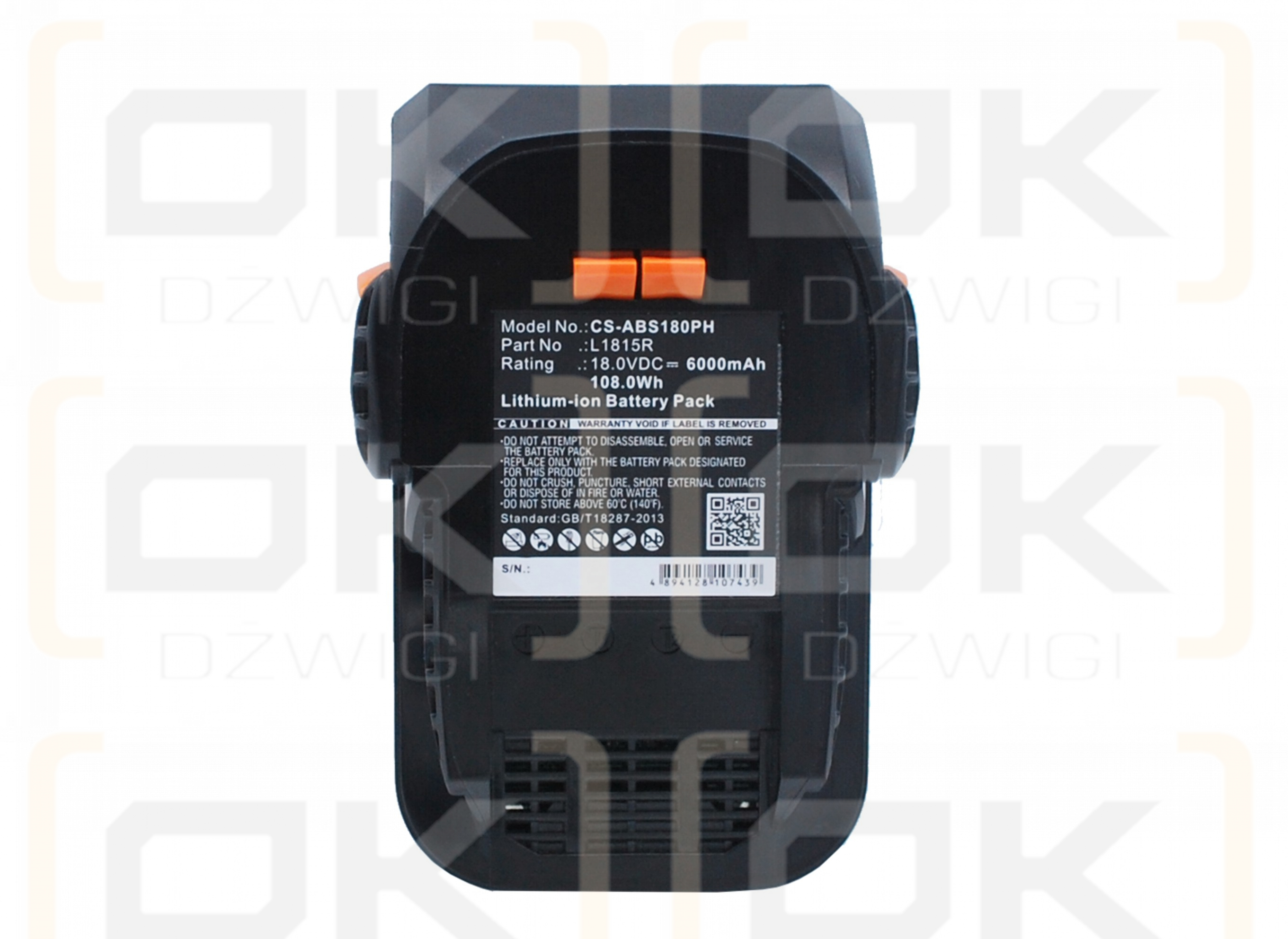 AEG BS18G / L1815R 6000 mAh Li-Ion 18,0 V (Cameron Sino)