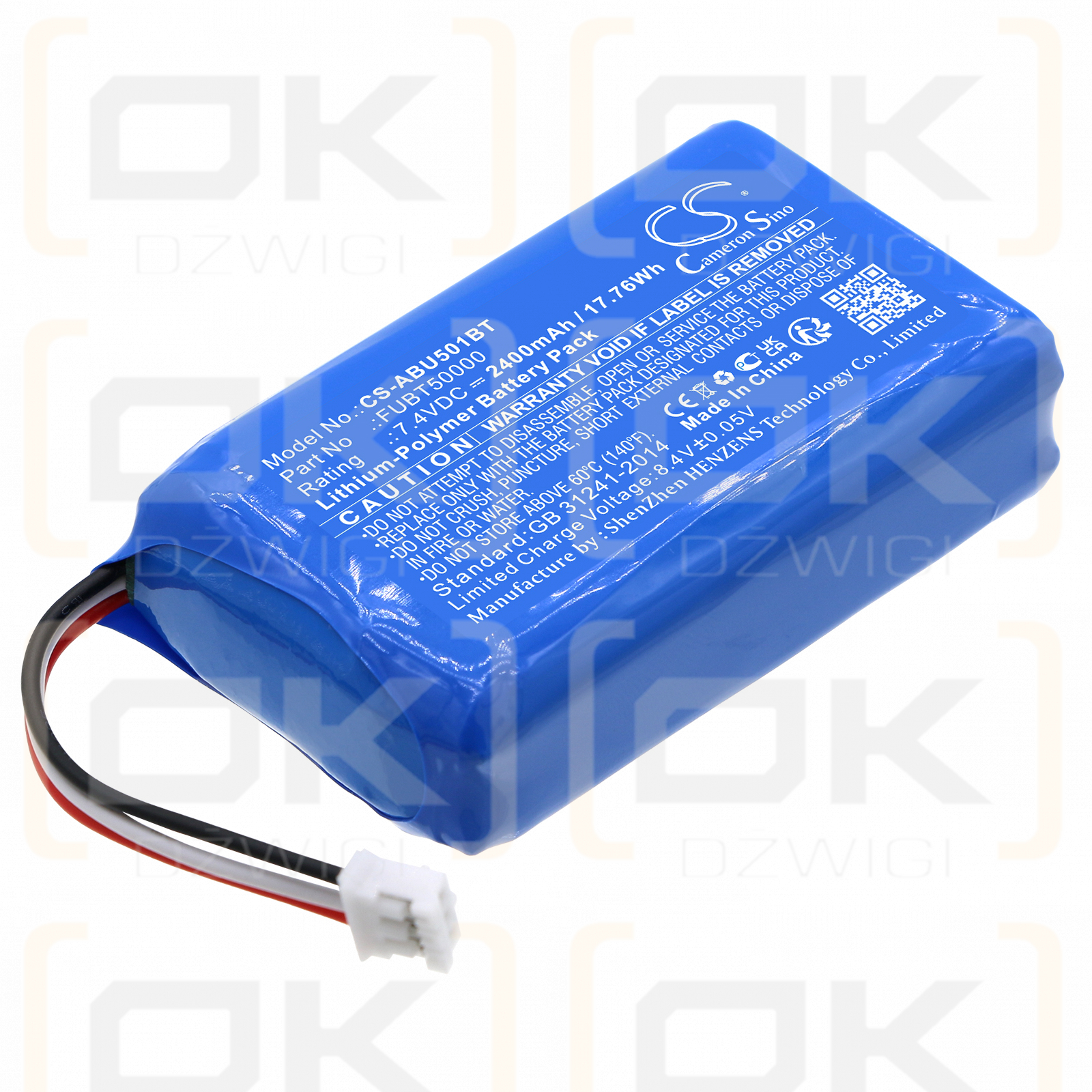 ABUS / FUBT50000 2400mAh Li-Polymer 7.4V (Cameron Sino)