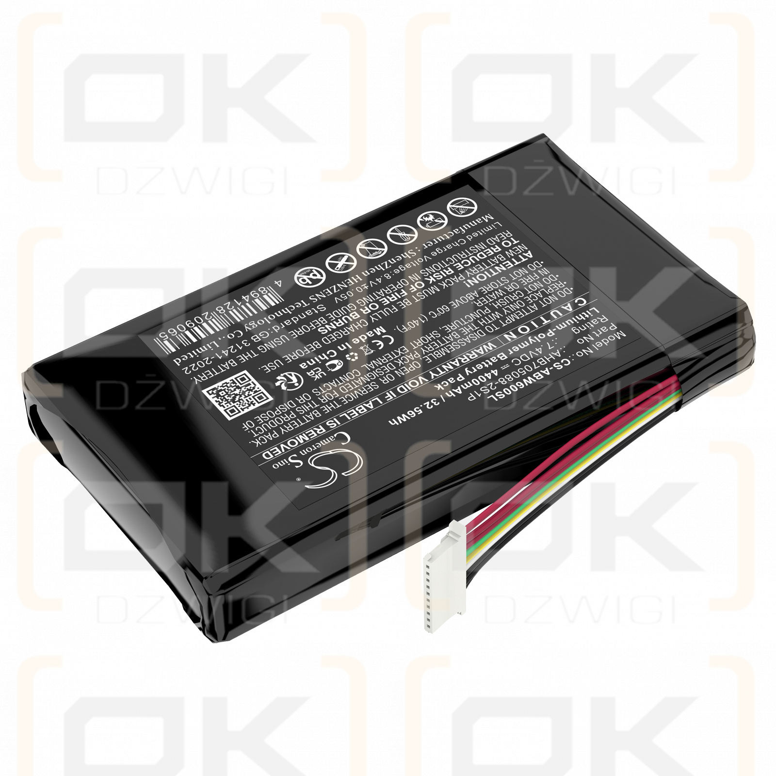 Anbernic Win600 3020E 3050E 5,94 Zoll Mini-Handheld-Spiel-PC / AHB705088-2S1P 4400 mAh Li-Polymer 7,4 V (Cameron Sino)