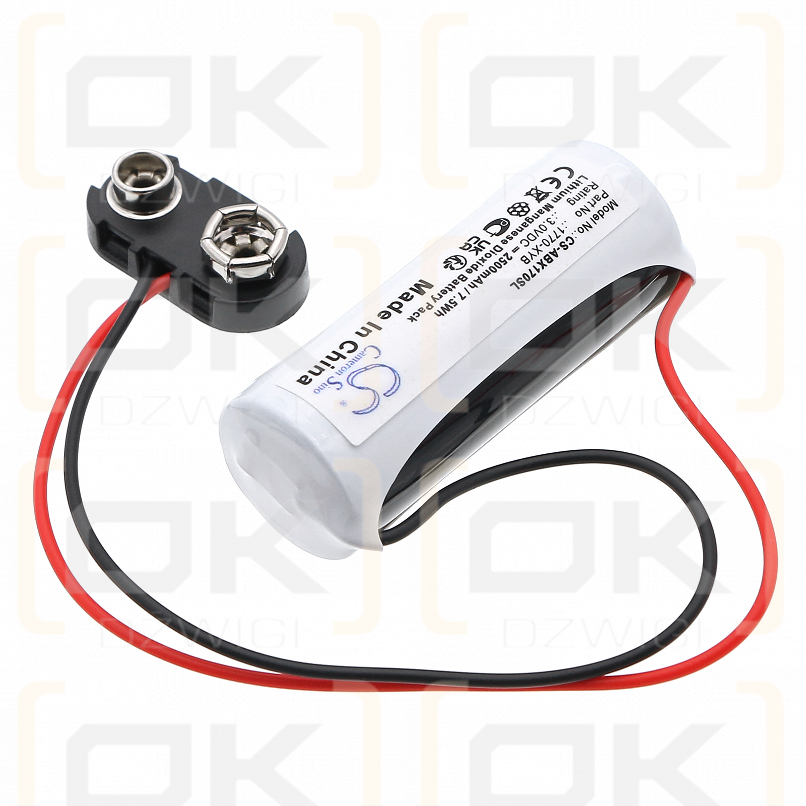 Allen Bradley PLC-5/60 / 1770-XYB 2500mAh Li-MnO2 3.0V (Cameron Sino)