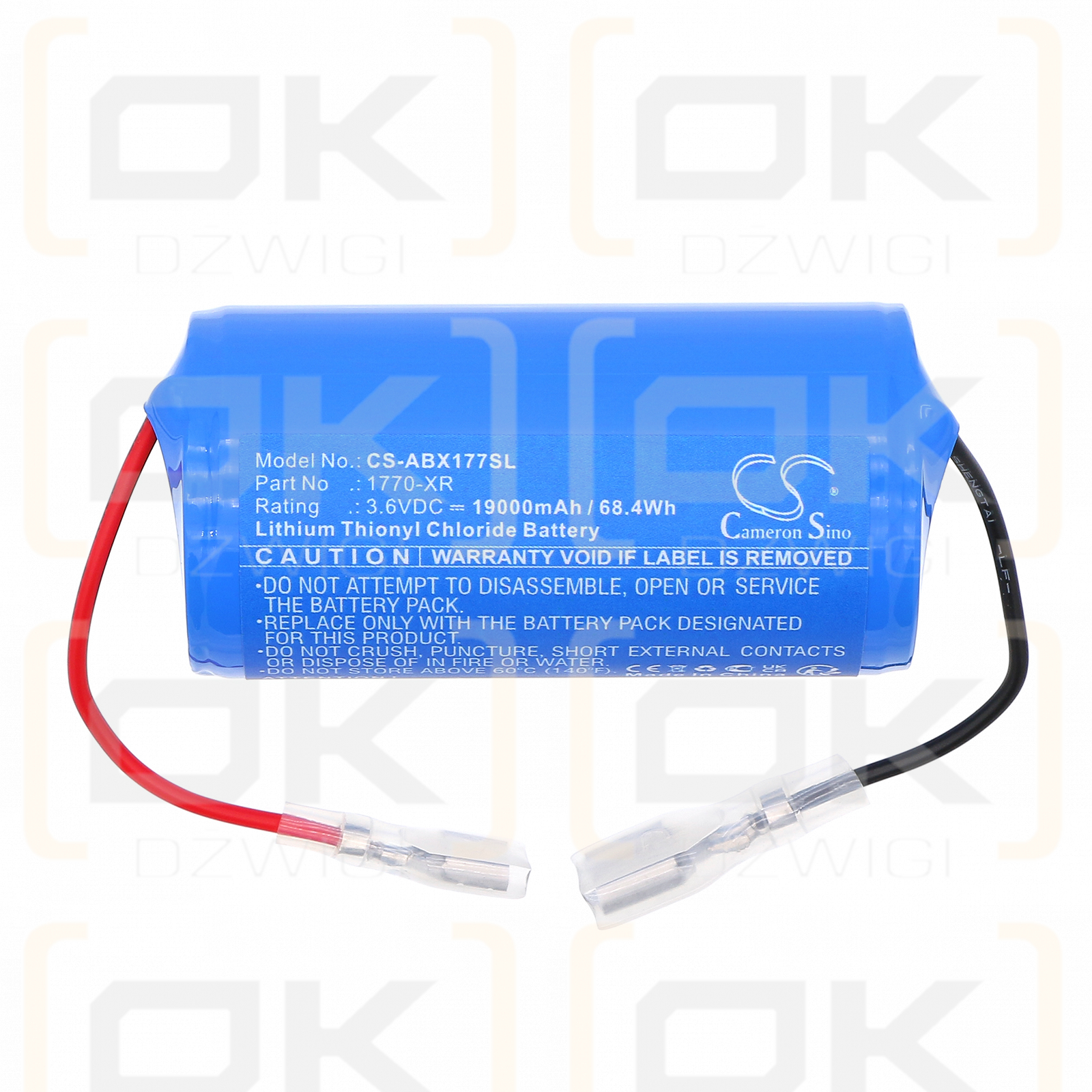 Allen-Bradley PLC-3/10 / 1770-XR 19000mAh Li-SOCl2 3.6V (Cameron Sino)