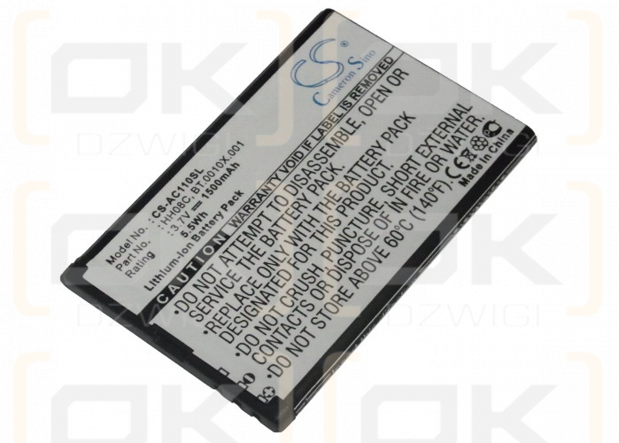 Acer beTouch E110 / HH08C 1500 mAh Li-Ion 3,7 V (Cameron Sino)