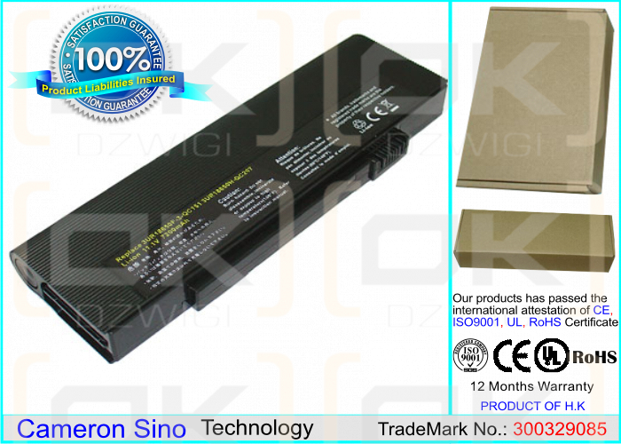 Acer TravelMate C204Tmi / LC.BTP03.013 6600 mAh Li-ion 11,1 V (Cameron Sino)