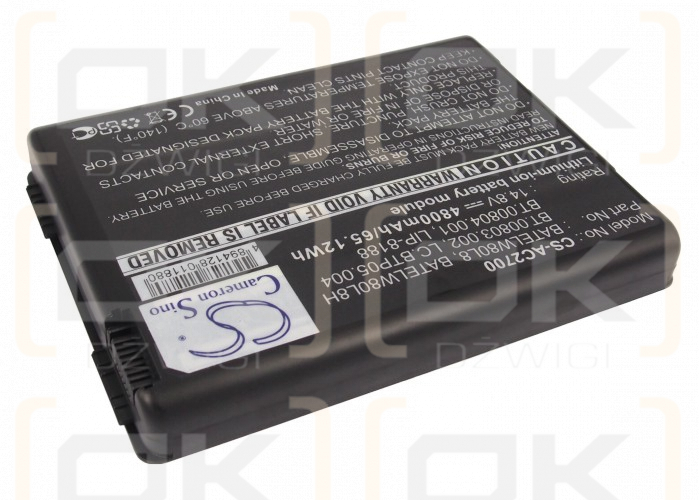 Acer Aspire 1670 / BATELW80L8 4800 mAh Li-ion 14,8 V (Cameron Sino)