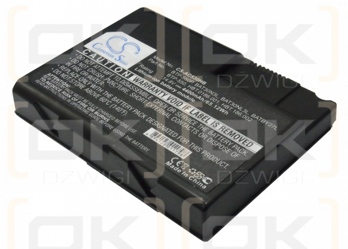 Acer TravelMate 272 / BAT30N3L 4400 mAh Li-Ion 14,8 V (Cameron Sino)