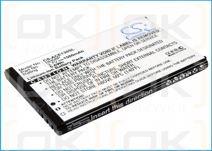 Acer E130 / HH08P 1500mAh Li-ion 3.7V (Cameron Sino)