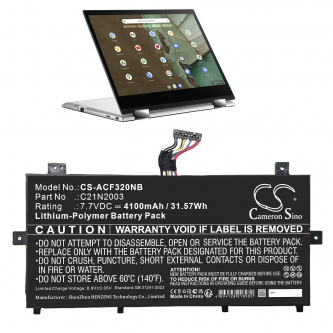 Asus Chromebook Flip CM3200 / 0B200-03800100 4100 мАч литий-полимерный 7,7 В (Cameron Sino)