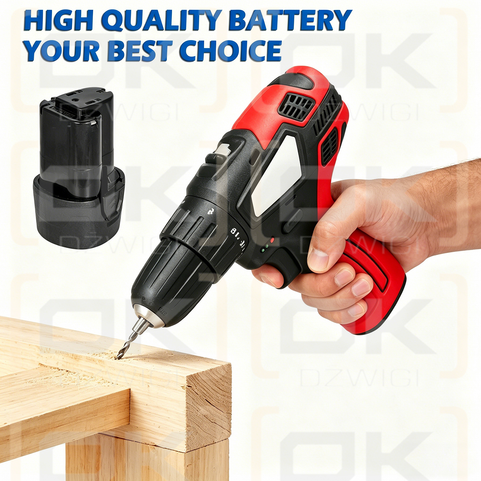 Ersatzakku für ACDelco G12 / AB1225LA 2500 mAh Li-Ion 12 V (Cameron Sino)