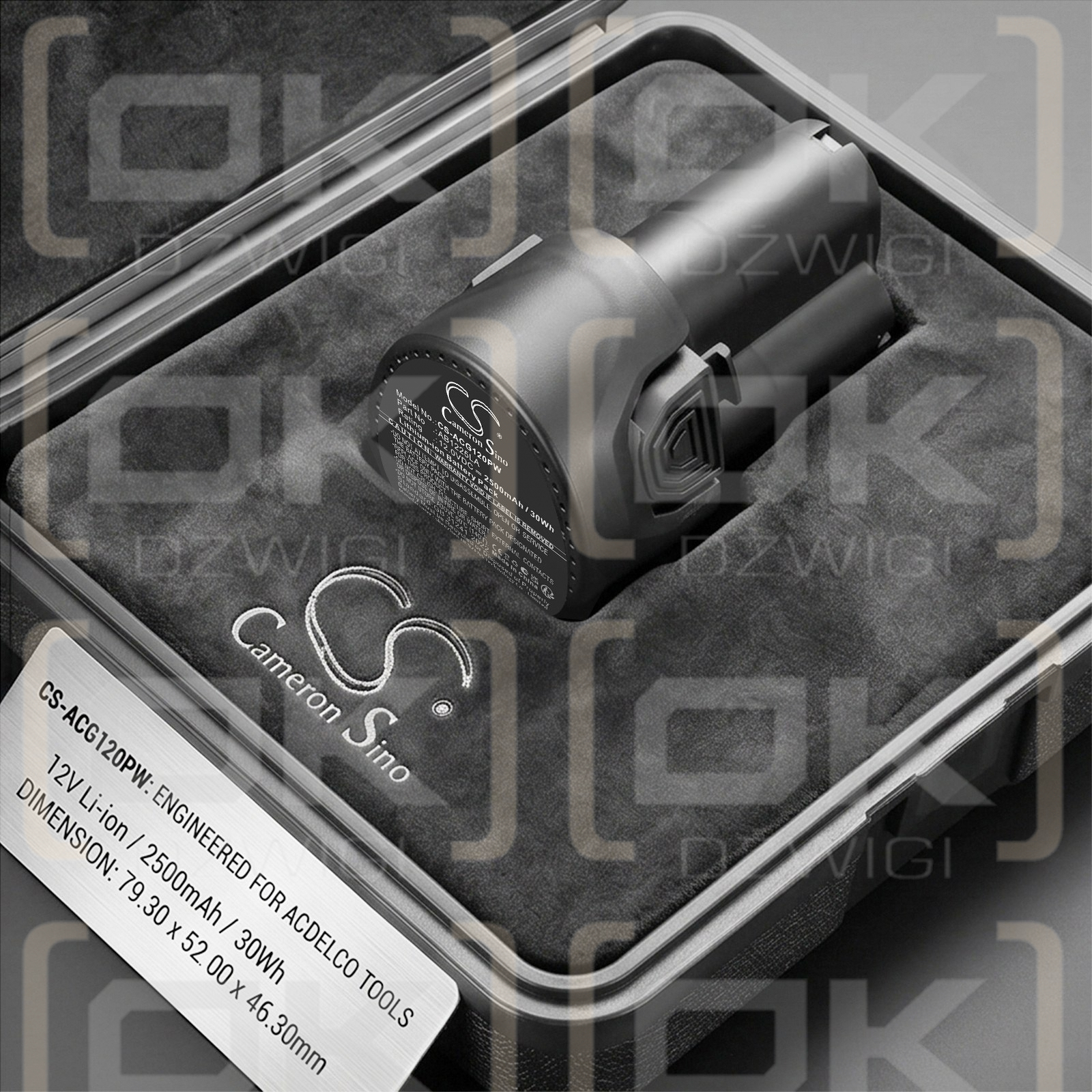 Bateria zamienna do ACDelco G12 / AB1225LA 2500 mAh Li-ion 12 V (Cameron Sino)