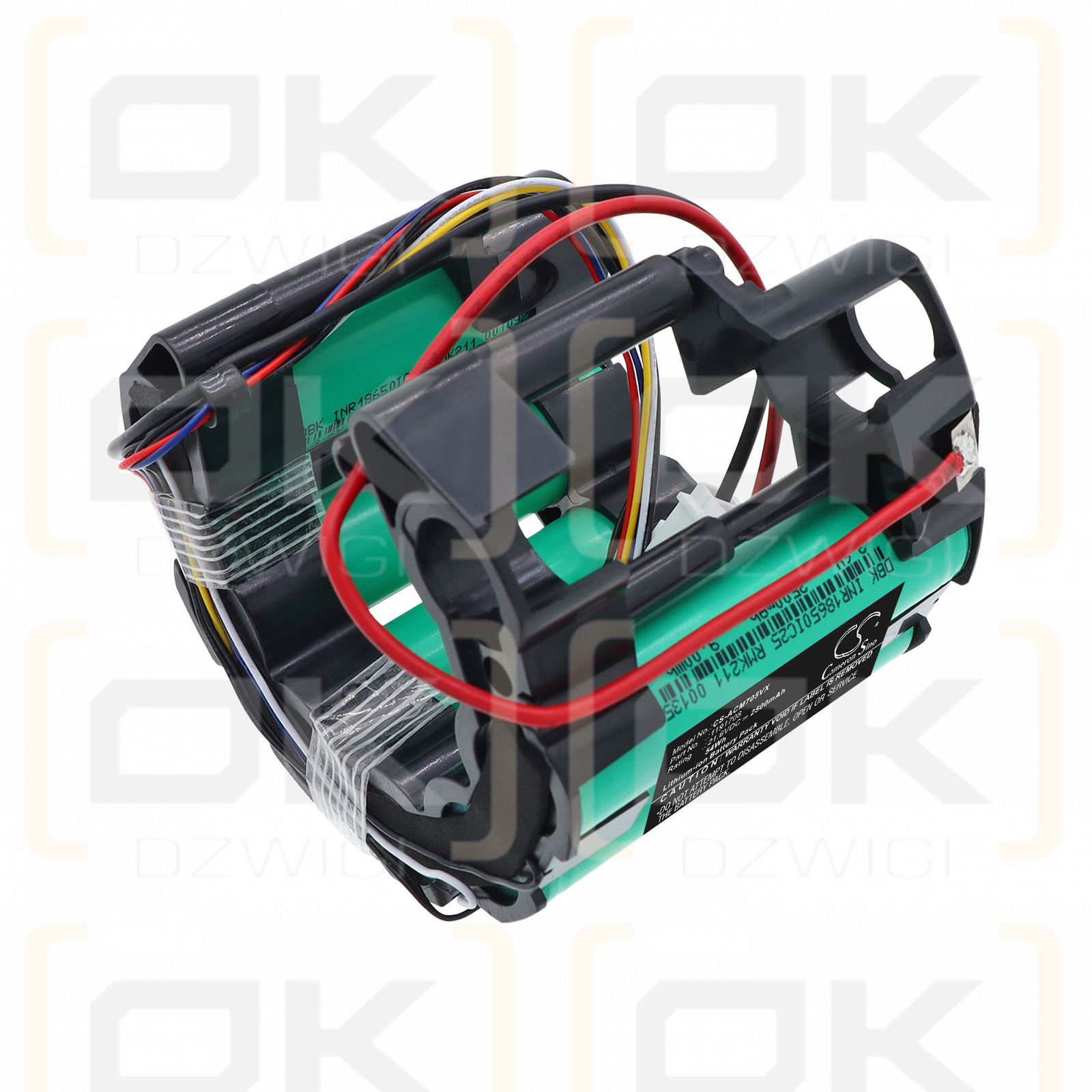 Replacement battery for AMICA Aura VM7050 / 1191708 2500 mAh Li-ion 21.6 V (Cameron Sino)