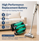 Replacement battery for AMICA Aura VM7050 / 1191708 2500 mAh Li-ion 21.6 V (Cameron Sino)