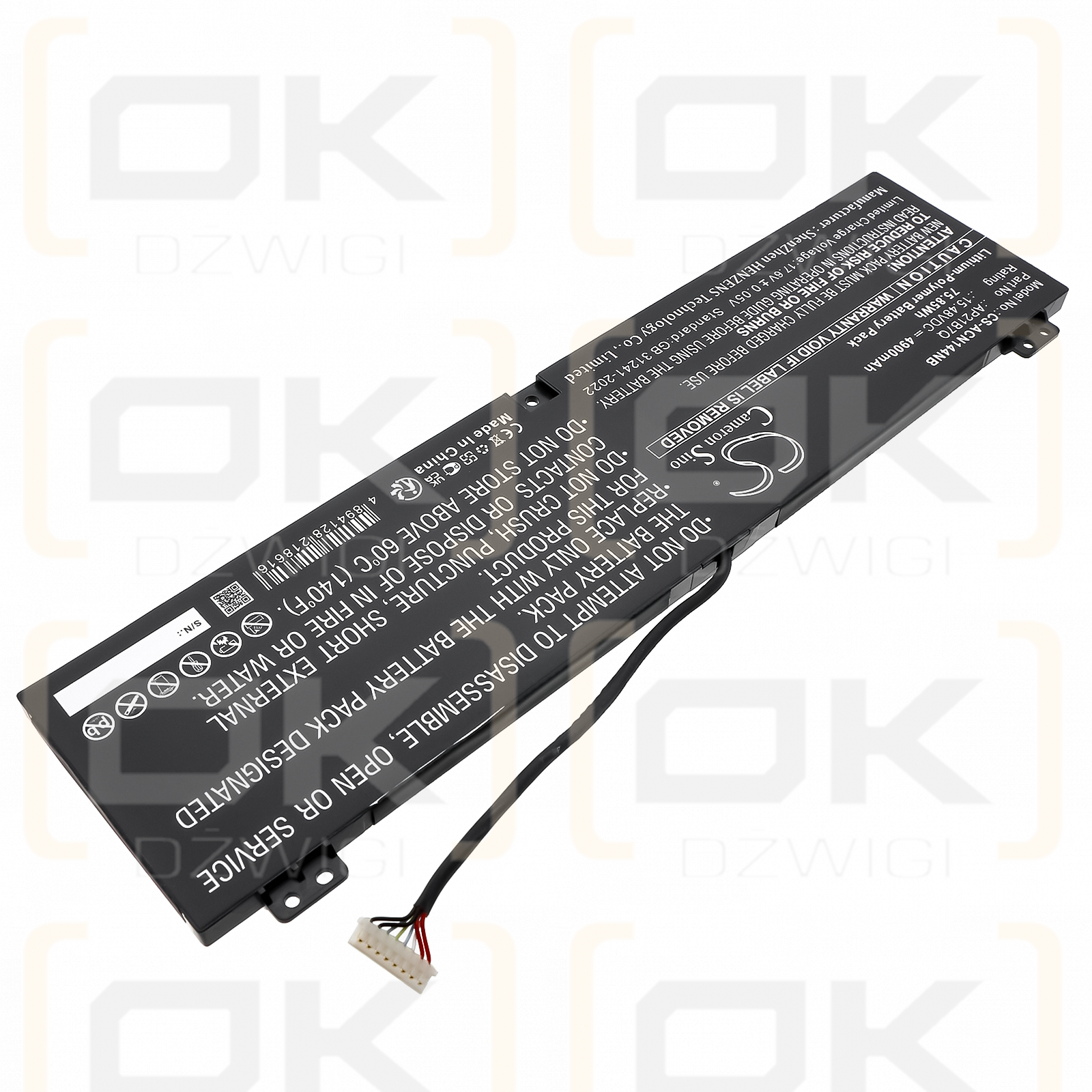 Acer Swift X SFX16-61G-R9VD / AP21B7Q 4900mAh Li-Polymer 15.48V (Cameron Sino)