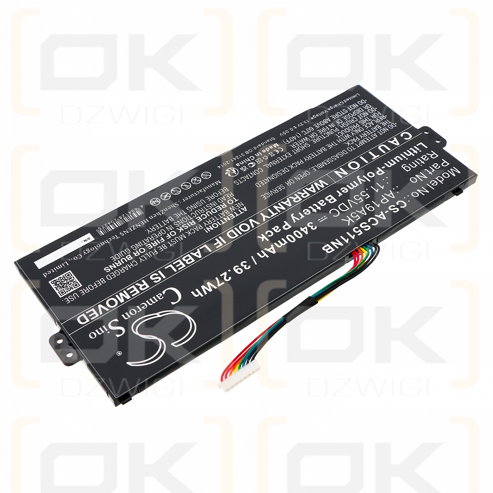 Acer Aspire 5 A515-43 / AP19A5K 3400mAh Li-Polímero 11.55V (Cameron Sino)