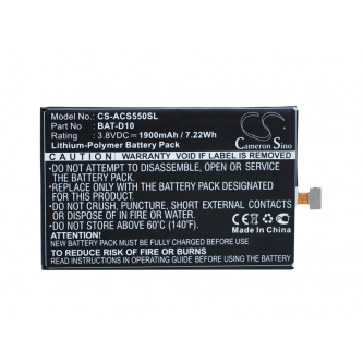 Acer S57 / BAT-D10 1900mAh Li-Polymer 3.8V (Cameron Sino)