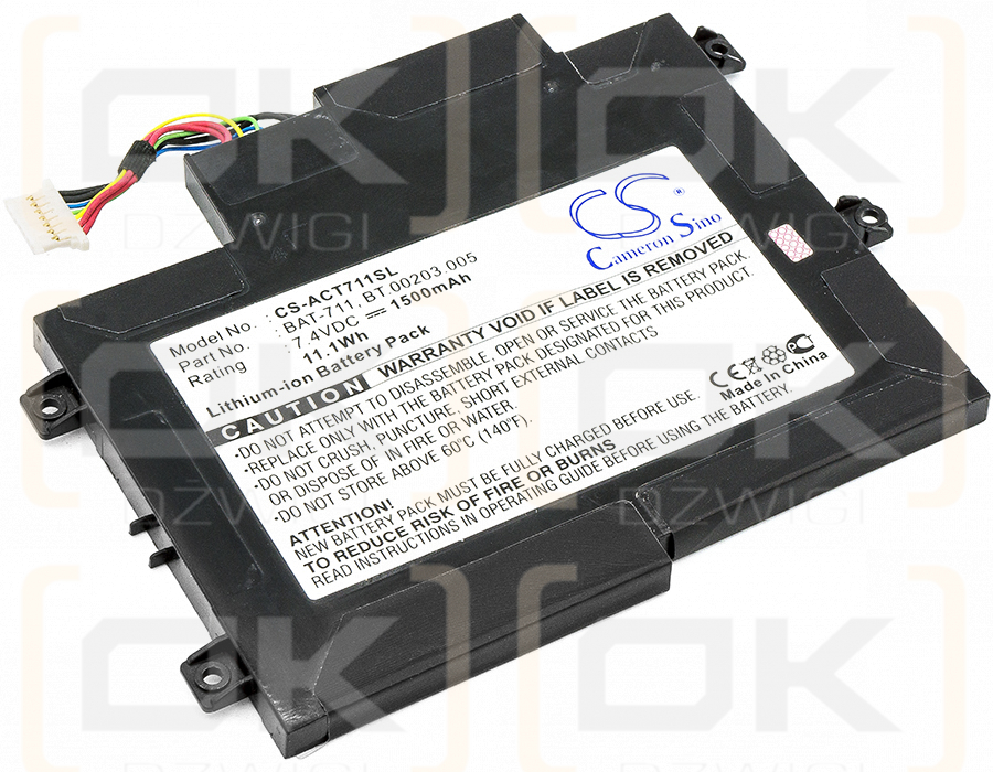 Acer Iconia Tab A101 / BAT-711 1500 mAh Li-Ion 7,4 V (Cameron Sino)