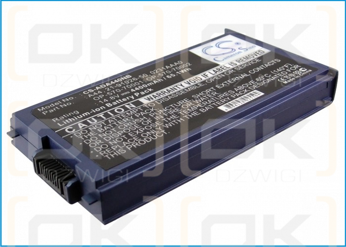 Сменный аккумулятор для MicroStar MD6032 / 21-91081-00 4400 мАч Li-ion 14,8 В (Cameron Sino)